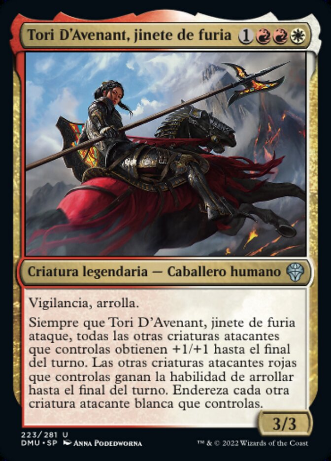Tori D'Avenant, jinete de furia