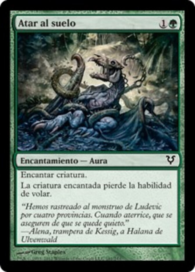 Atar al suelo