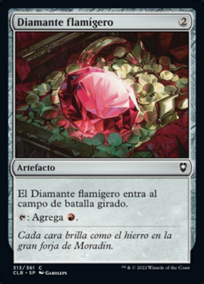 Diamante flamígero