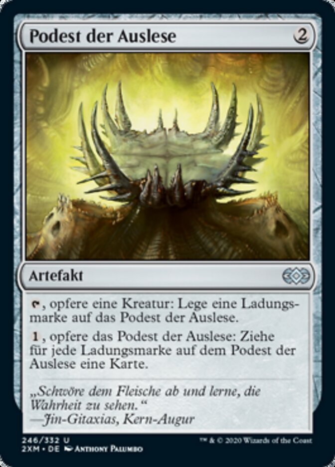 Podest der Auslese