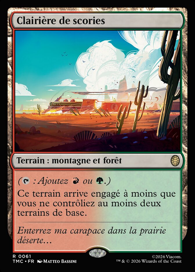 Clairière de scories