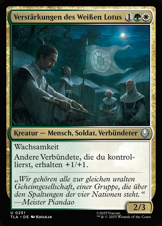 Verstärkungen des Weißen Lotus