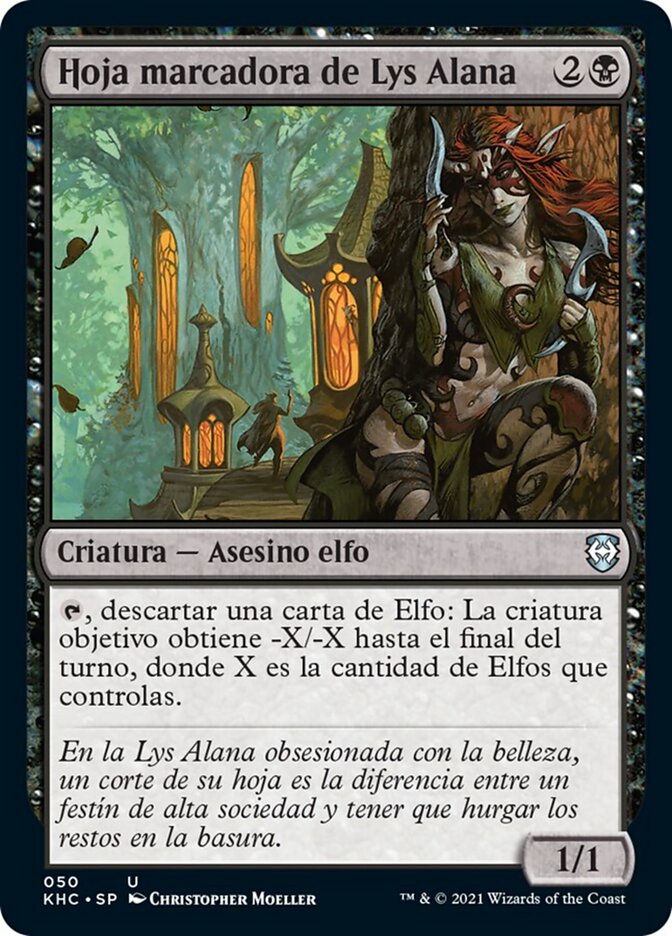 Hoja marcadora de Lys Alana