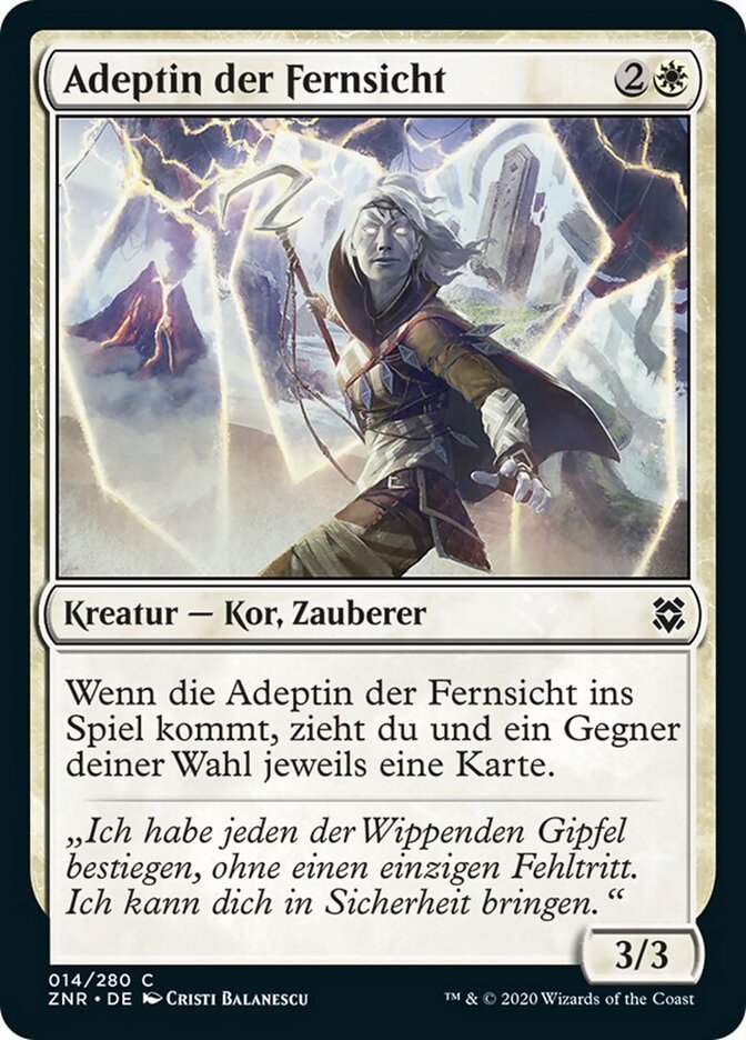 Adeptin der Fernsicht