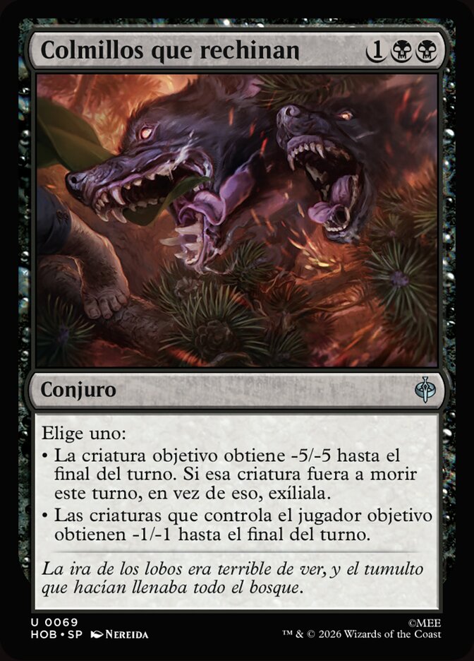 Colmillos que rechinan