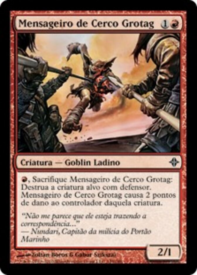 Mensageiro de Cerco Grotag
