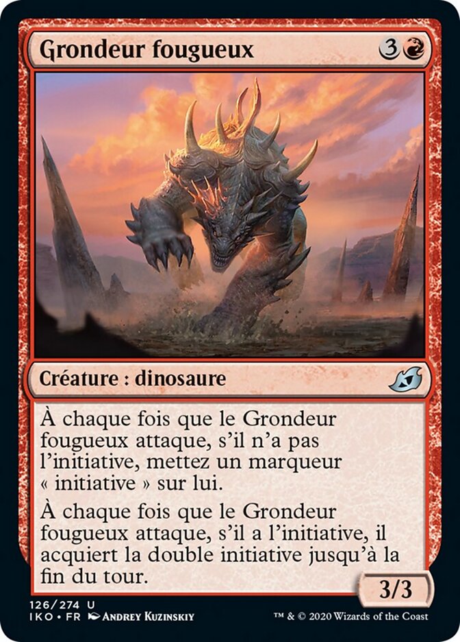 Grondeur fougueux