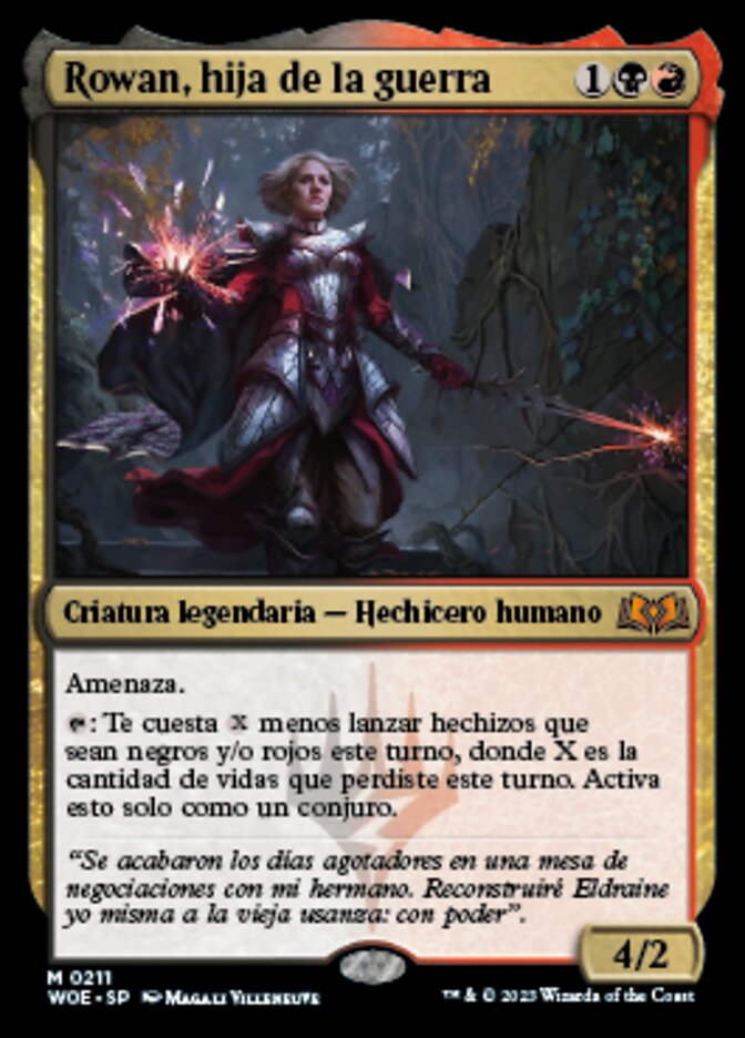 Rowan, hija de la guerra