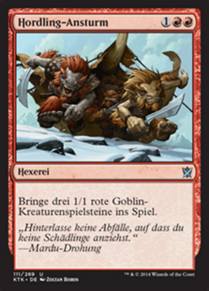Hordling-Ansturm