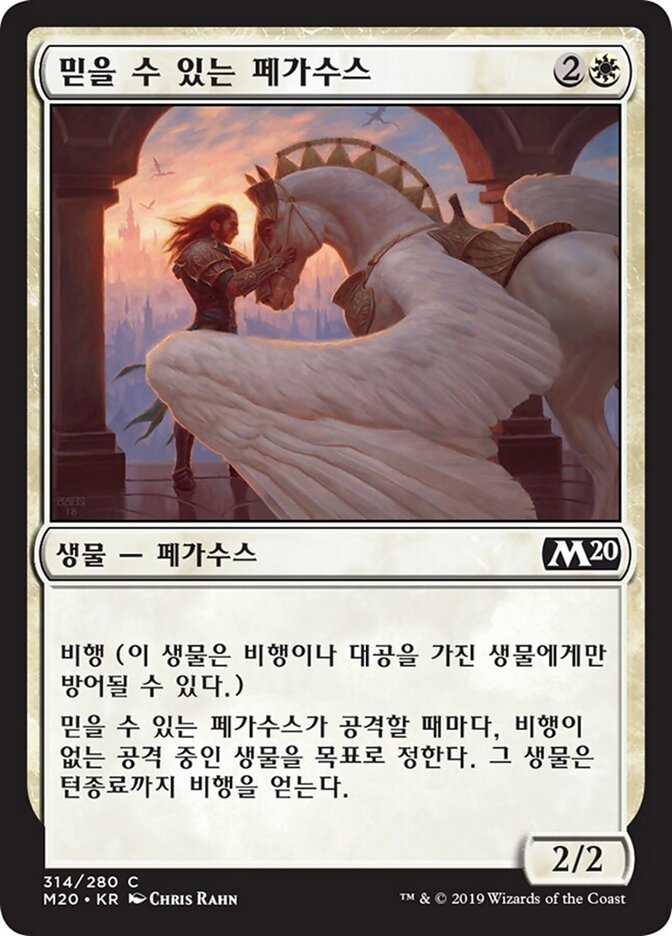 믿을 수 있는 페가수스