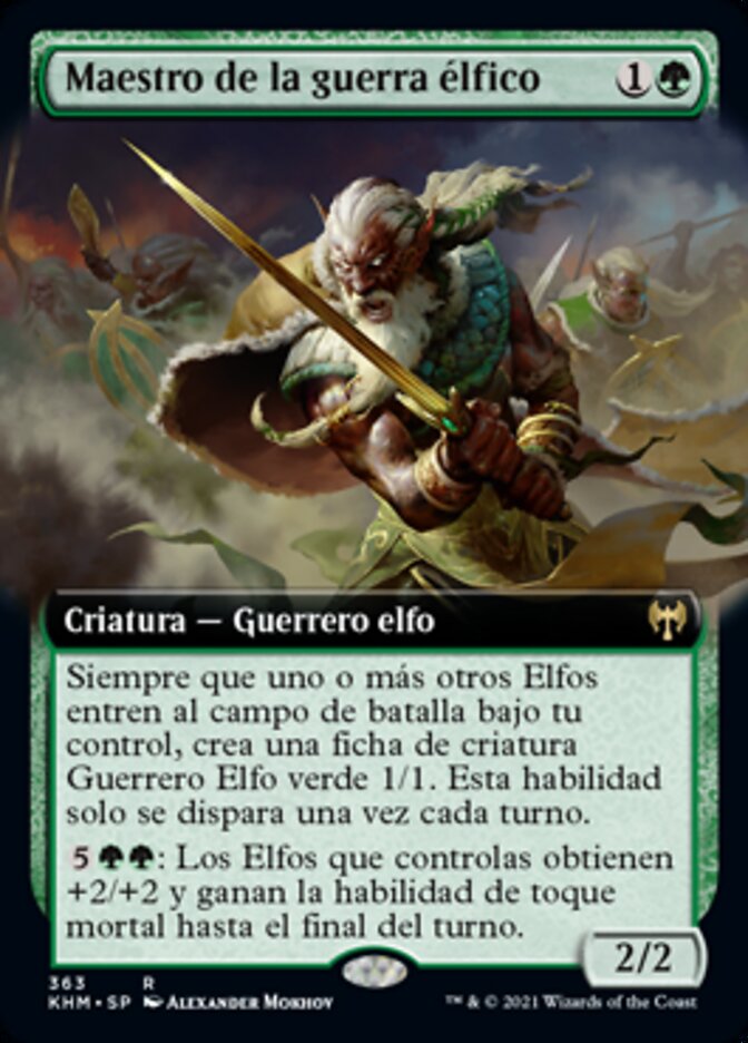 Maestro de la guerra élfico