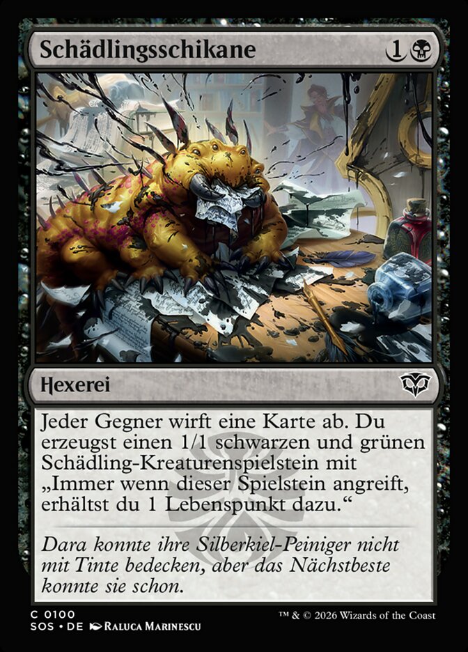 Schädlingsschikane