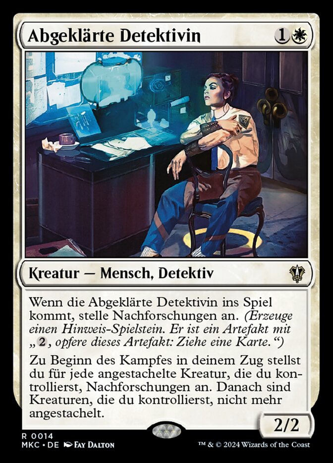 Abgeklärte Detektivin