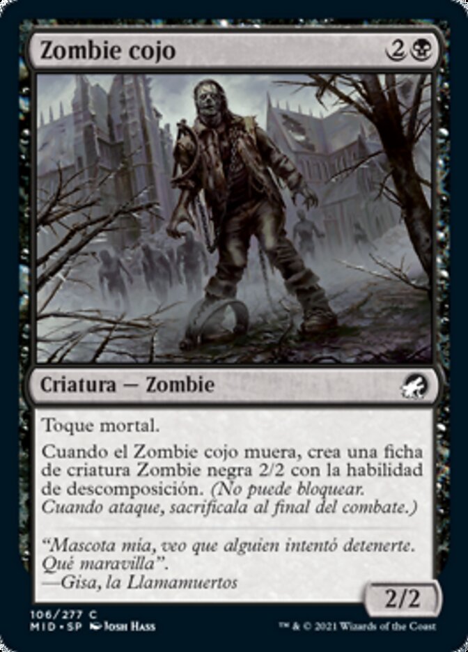 Zombie cojo