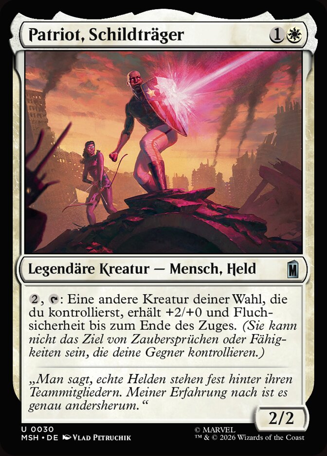 Patriot, Schildträger