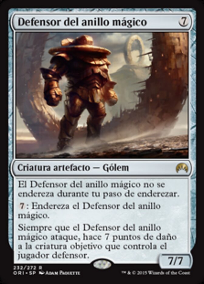 Defensor del anillo mágico