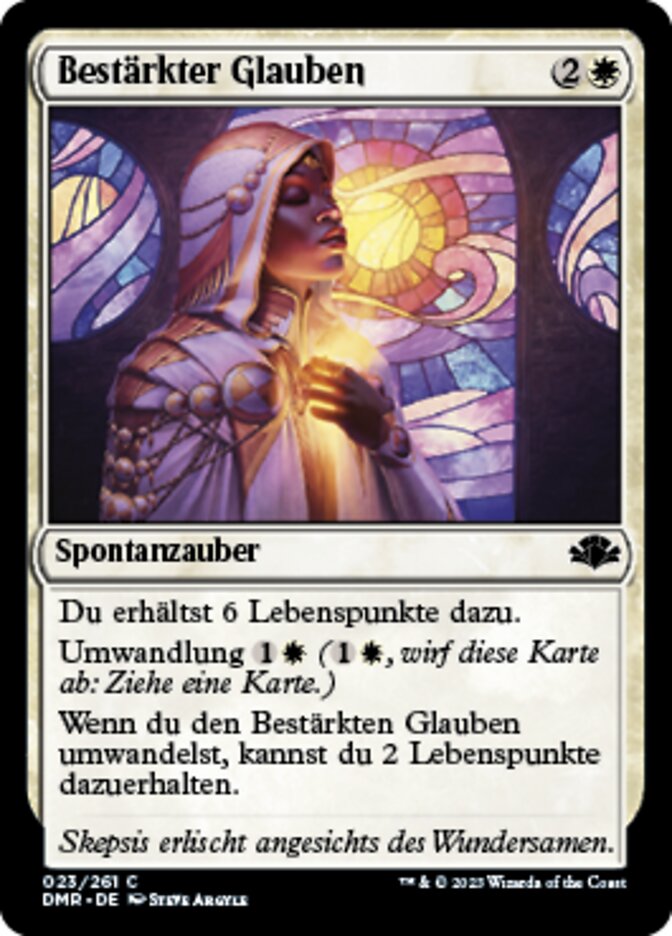 Bestärkter Glauben