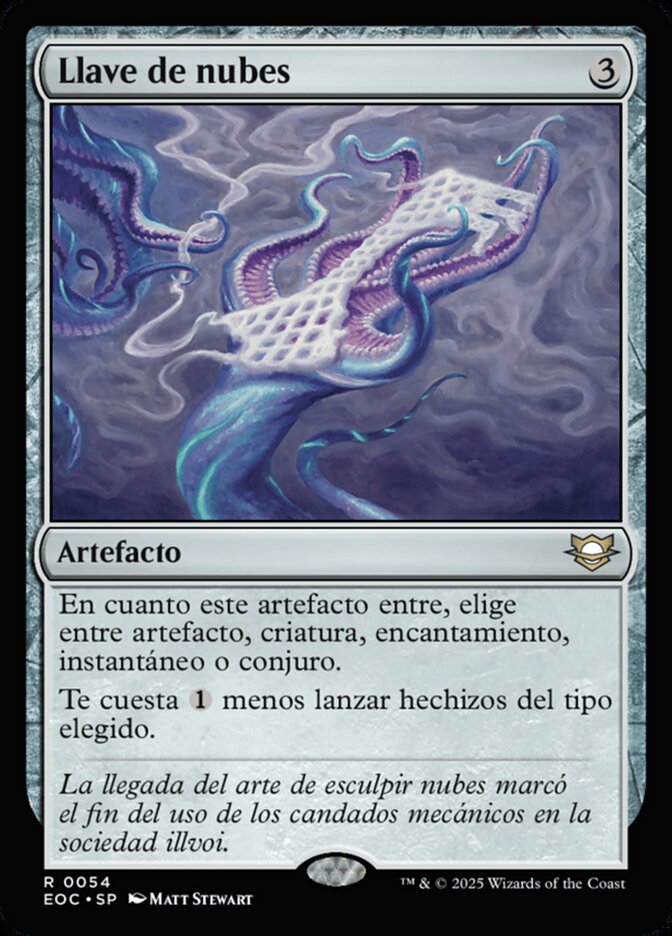 Llave de nubes