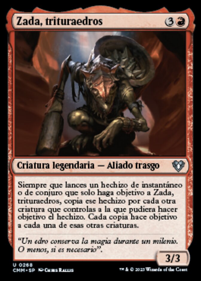 Zada, trituraedros