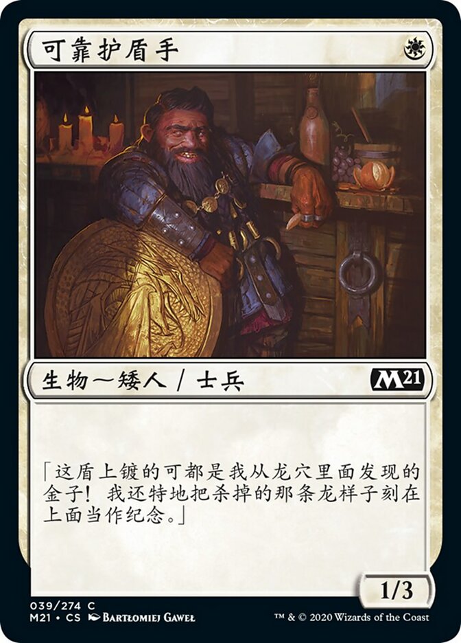 可靠护盾手