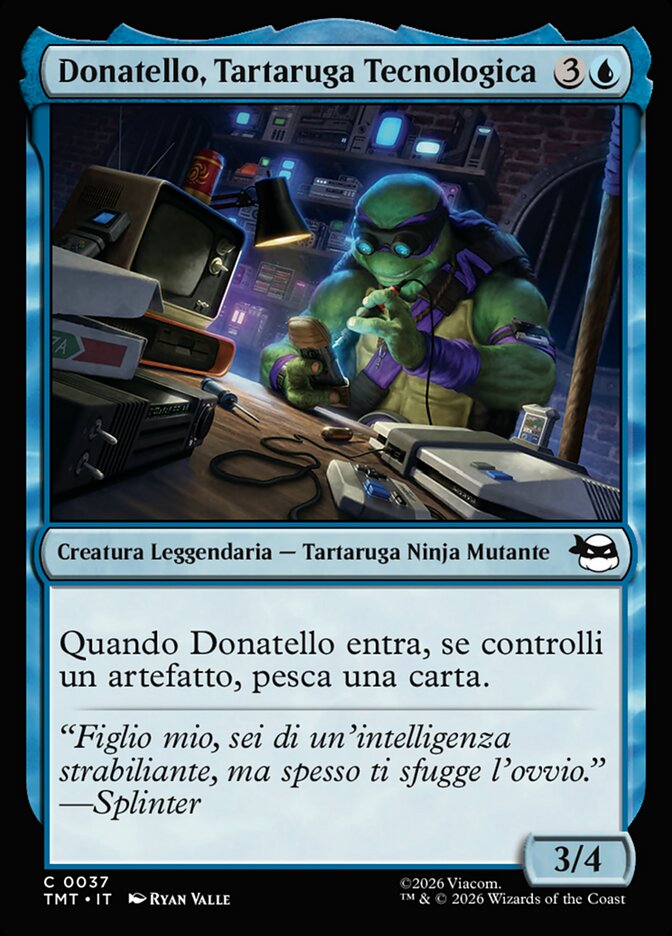 Donatello, Tartaruga Tecnologica