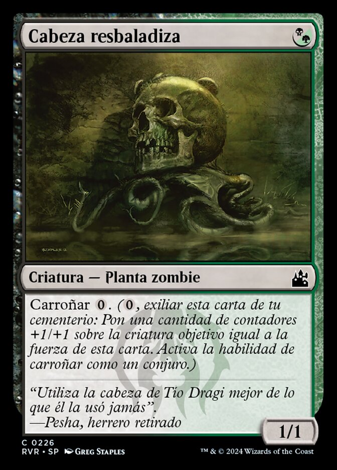 Cabeza resbaladiza