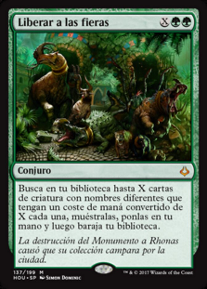 Liberar a las fieras