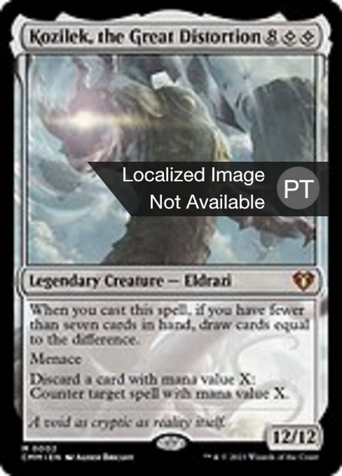 Kozilek, a Grande Distorção