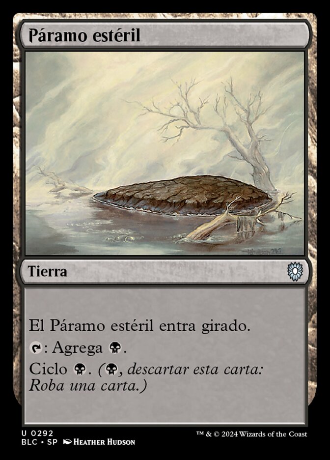 Páramo estéril