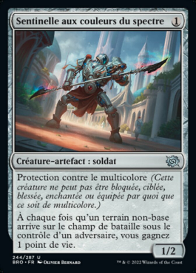 Sentinelle aux couleurs du spectre