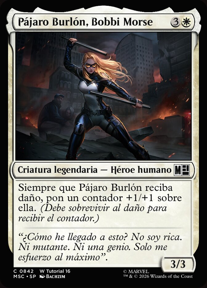 Pájaro Burlón, Bobbi Morse