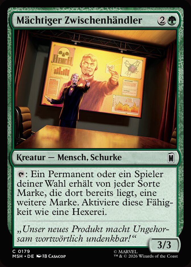 Mächtiger Zwischenhändler