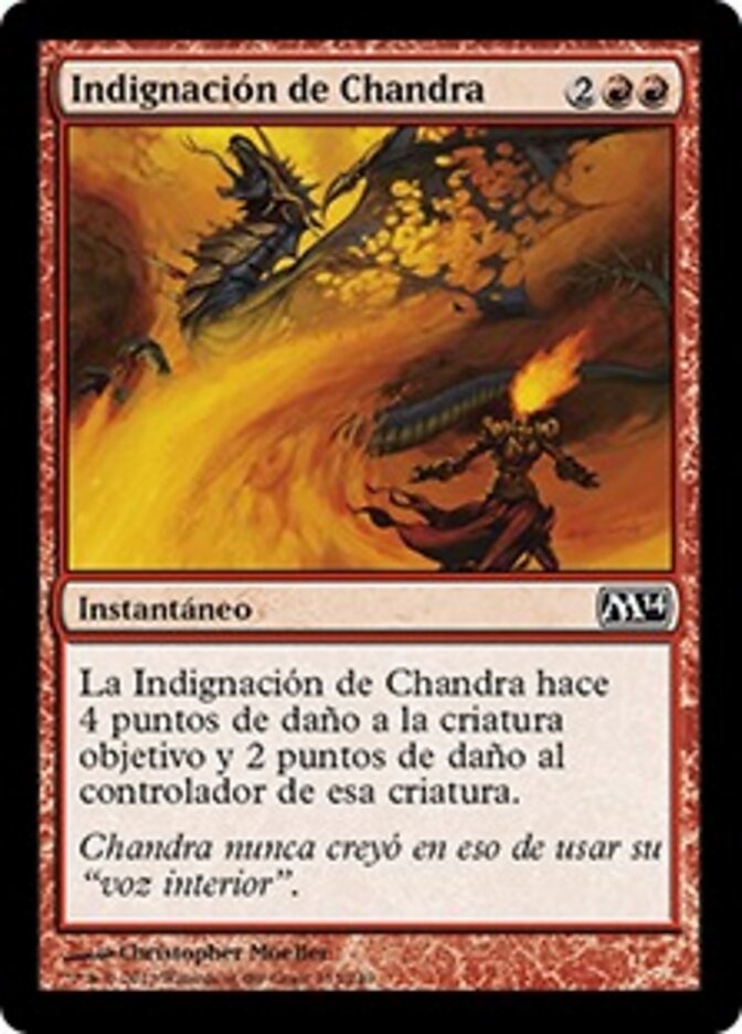 Indignación de Chandra
