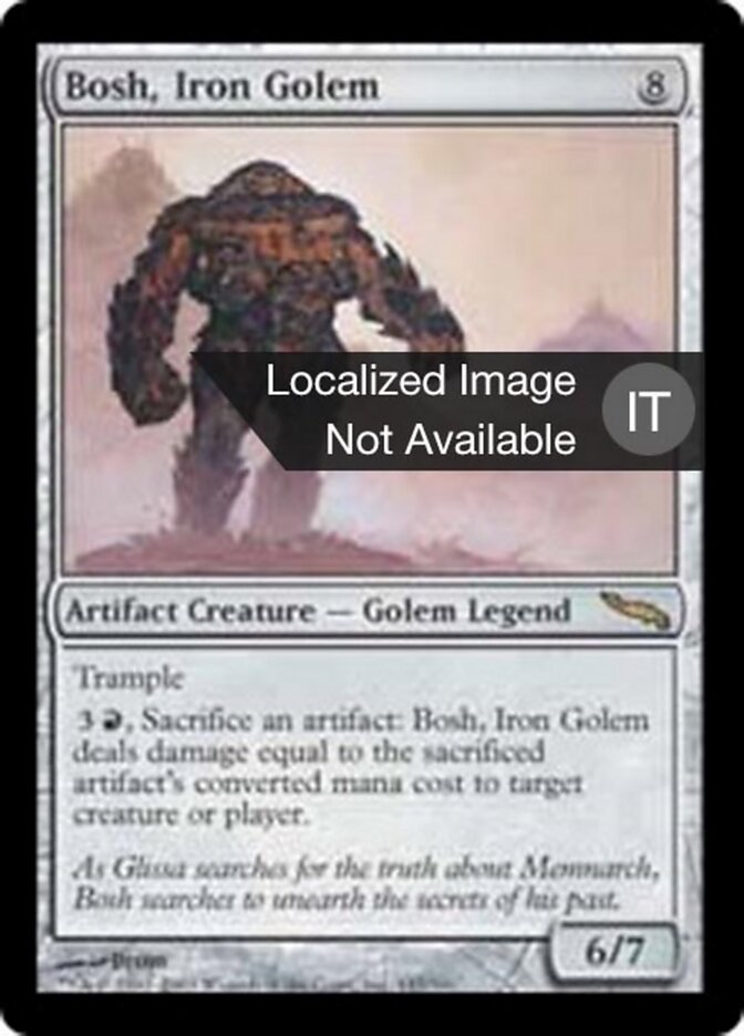 Bosh, Golem di Ferro