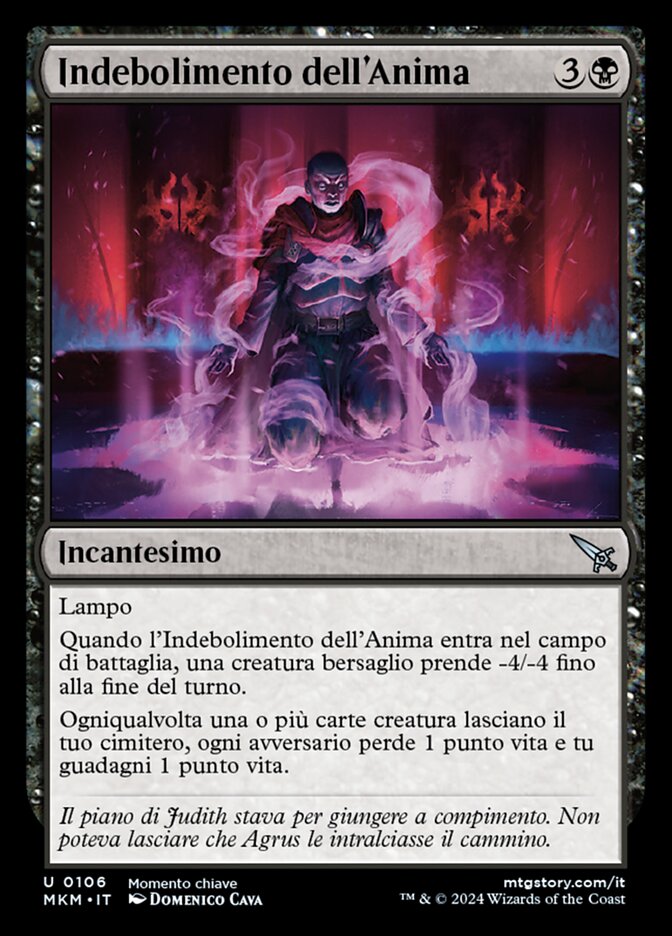 Indebolimento dell'Anima