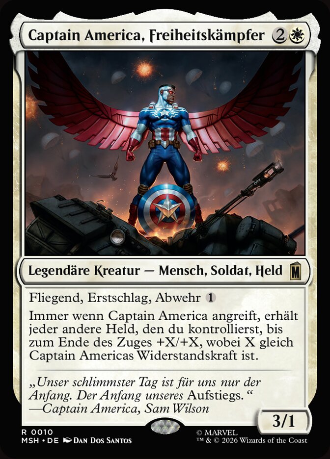 Captain America, Freiheitskämpfer
