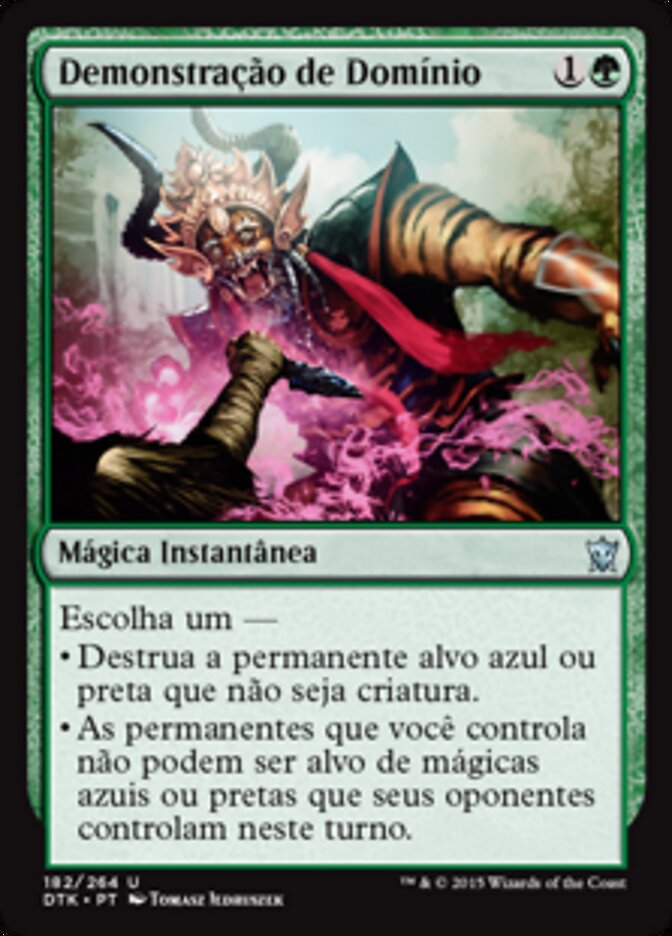 Demonstração de Domínio