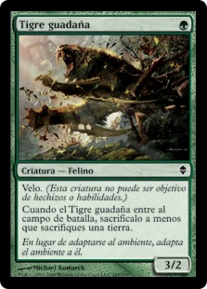 Tigre guadaña