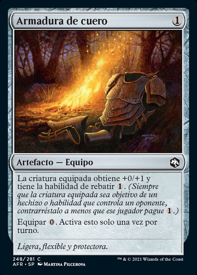 Armadura de cuero