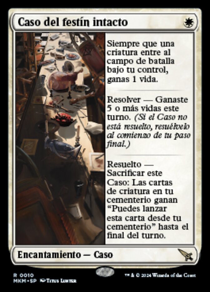 Caso del festín intacto