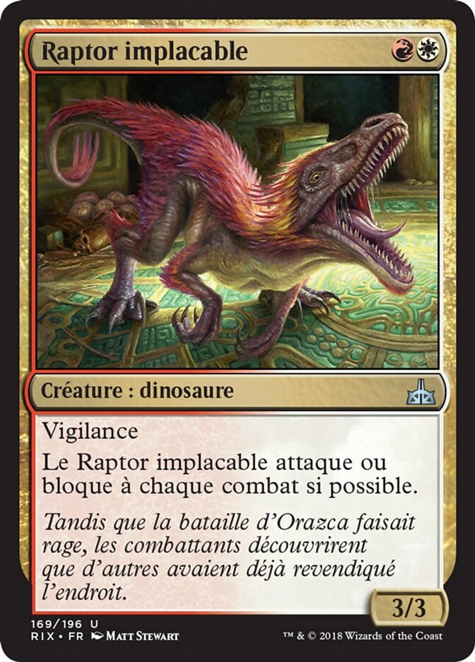 Raptor implacable