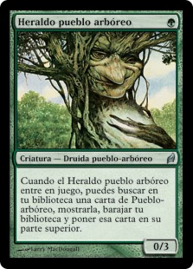 Heraldo pueblo arbóreo