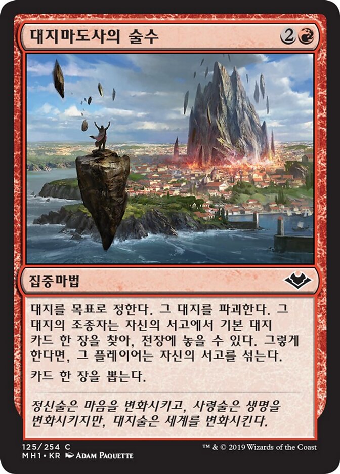 대지마도사의 술수