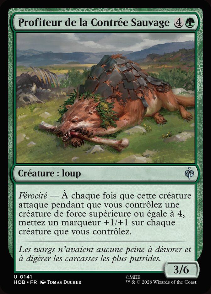 Profiteur de la Contrée Sauvage