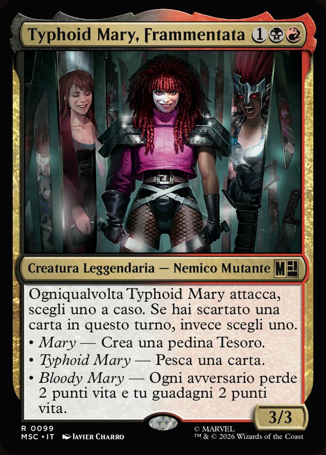 Typhoid Mary, Frammentata