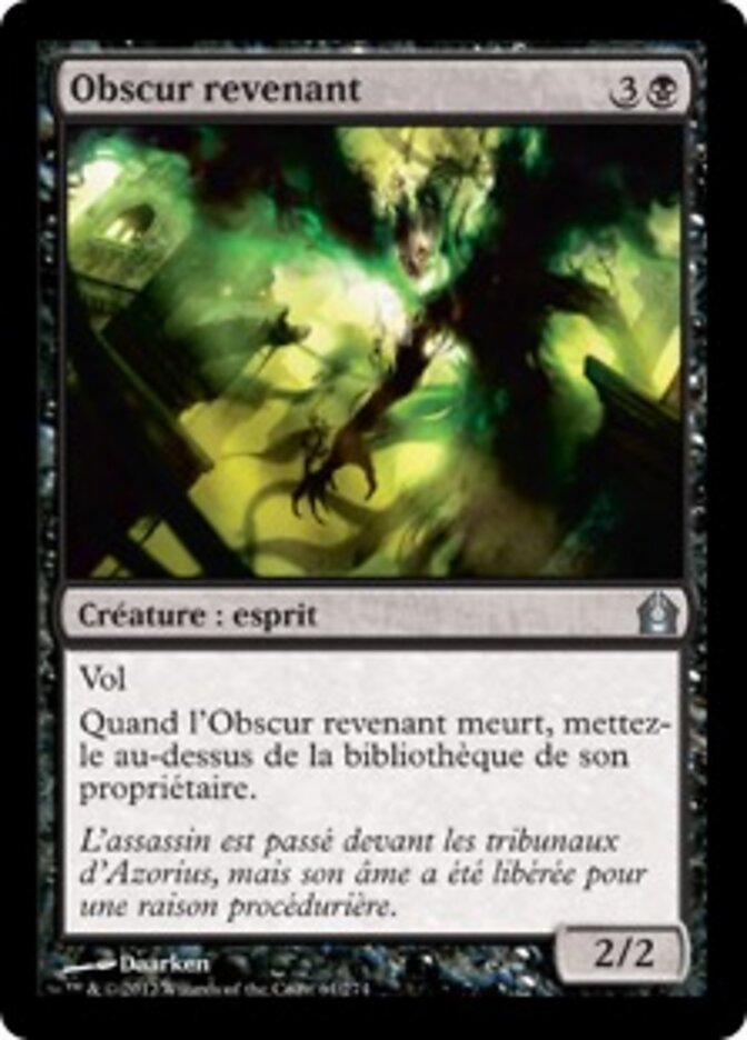 Obscur revenant