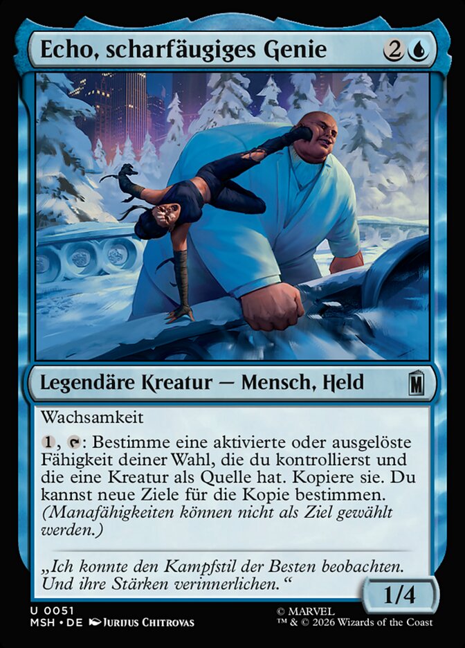 Echo, scharfäugiges Genie