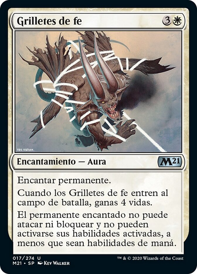 Grilletes de fe