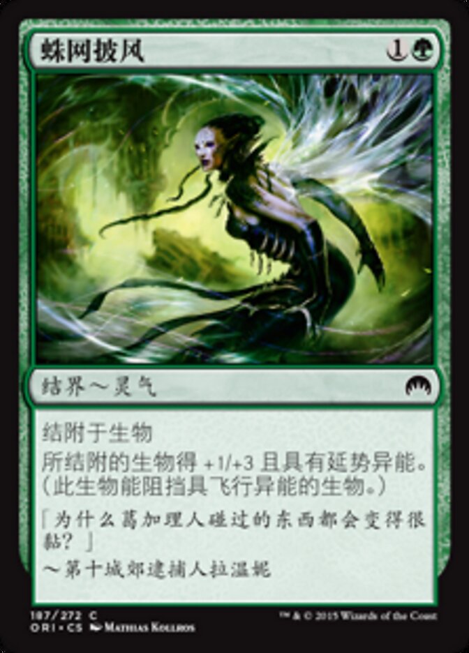蛛网披风