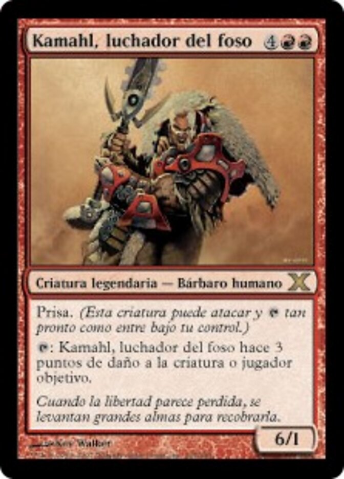 Kamahl, luchador del foso
